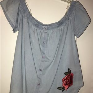 Off the shoulder top